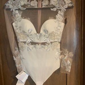 La Perla Peony Bodysuit